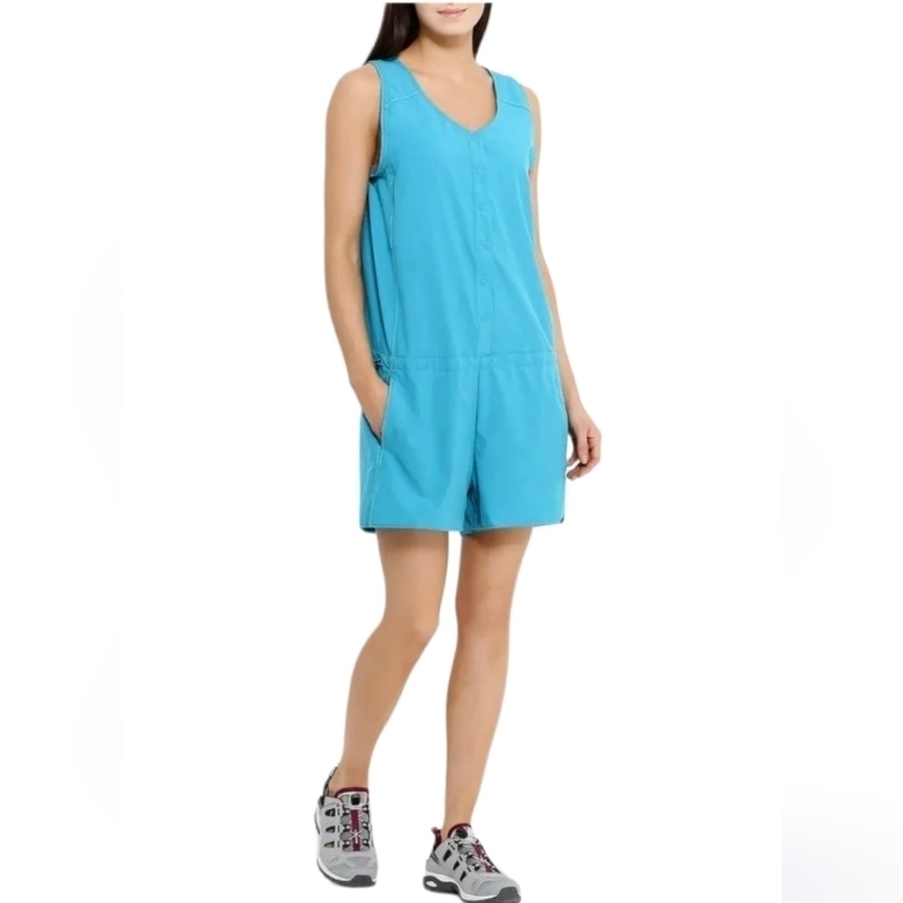 Salomon Radiant One Piece Dress aqua green size 8 @k